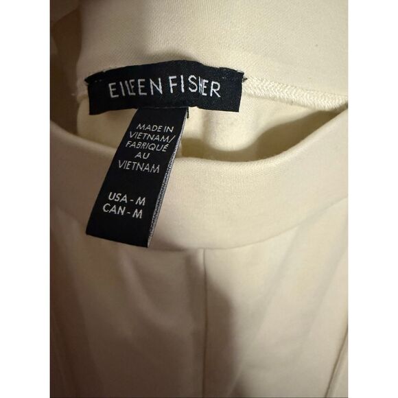 Eileen Fisher SET Lightweight Ponte Jogger & Lightweight Ponte Round Neck Top - Picture 8 of 11